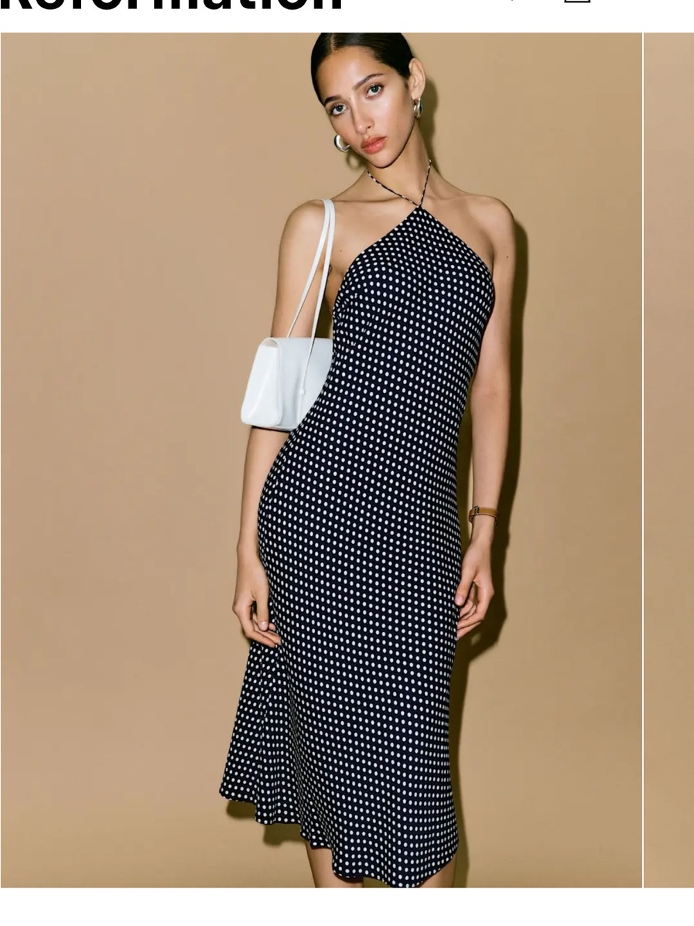 NWT Reformation Floria Dress Blue - Size S